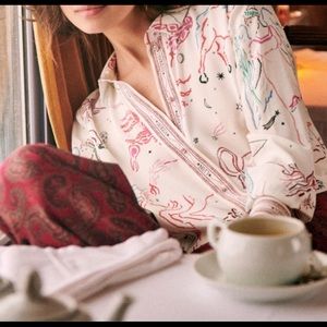 Pierro shirt Sézane zodiac Ann shirt NWT